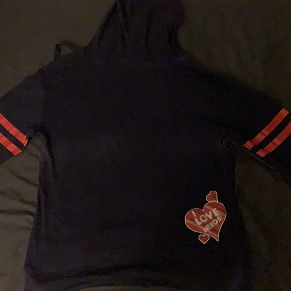 Official Disney Mickey Mouse Nerd Hoodie - Picture 3 of 3